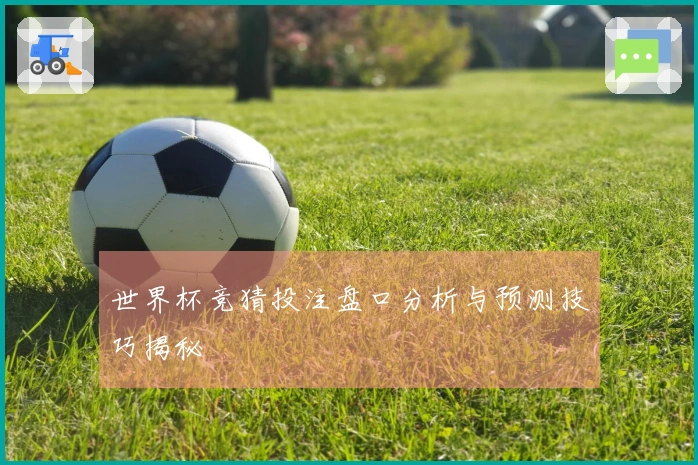 世界杯竞猜投注盘口分析与预测技巧揭秘